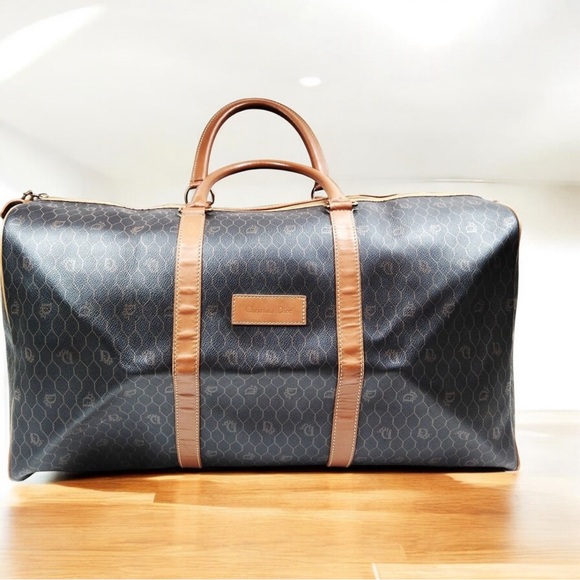 Dior Handbags - Christian Dior Boston Bag  Black PVC